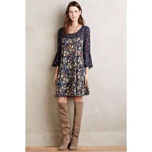 Anthropologie x Paper Crown Endora Swing Dress